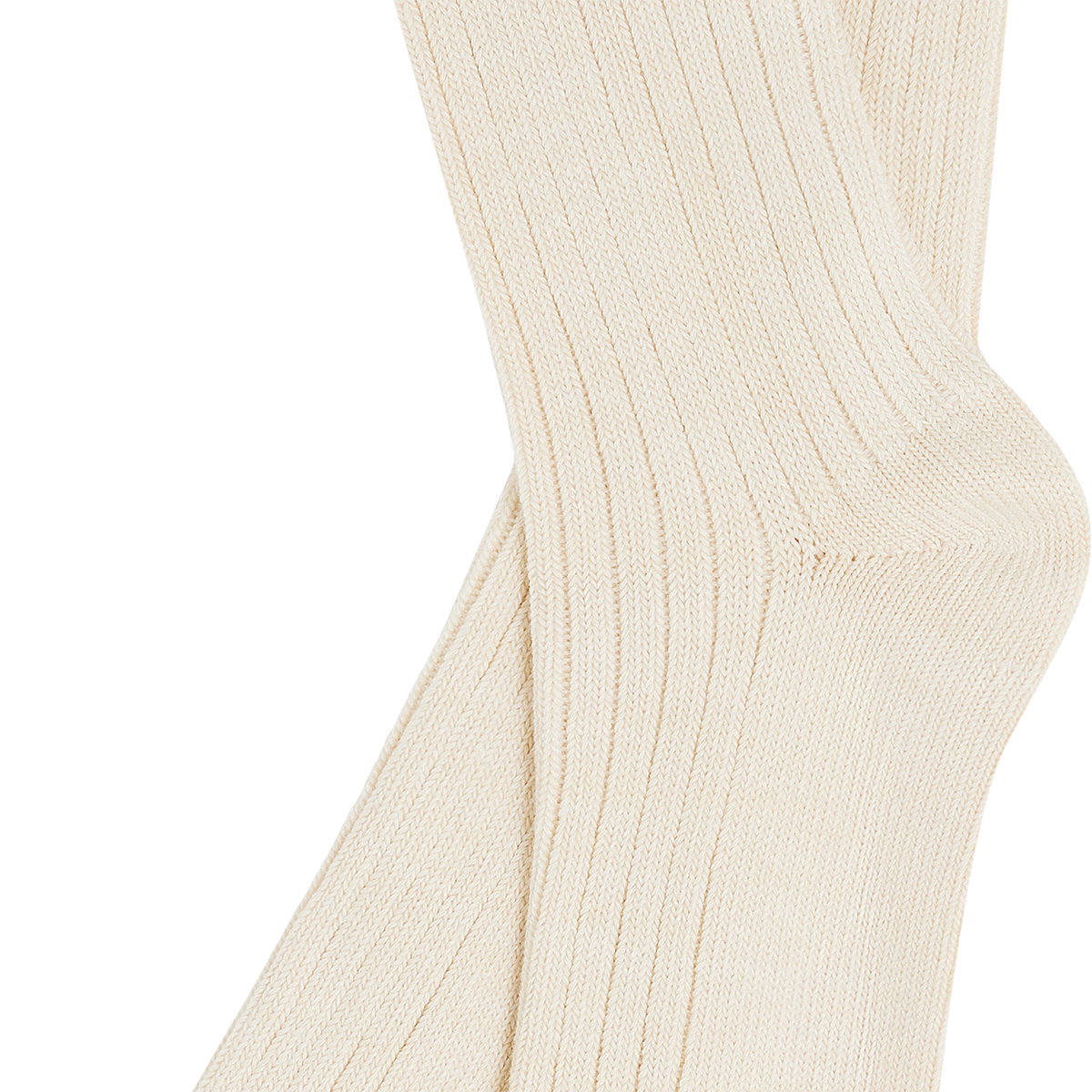 Bask in the Sun Txalupa Sock Ivory Unisex Bio Baumwolle creme